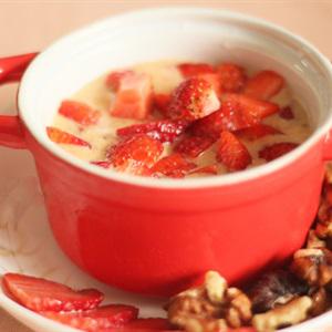 Cách làm kem Semifreddo dâu tây