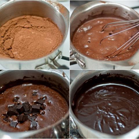 Cách làm kem socola tình yêu