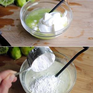 Cách làm kem sữa chua chanh dừa