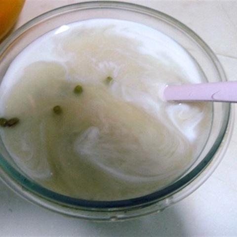 Cách làm kem sữa đậu xanh