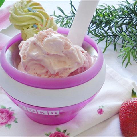 Cách làm kem sữa dâu