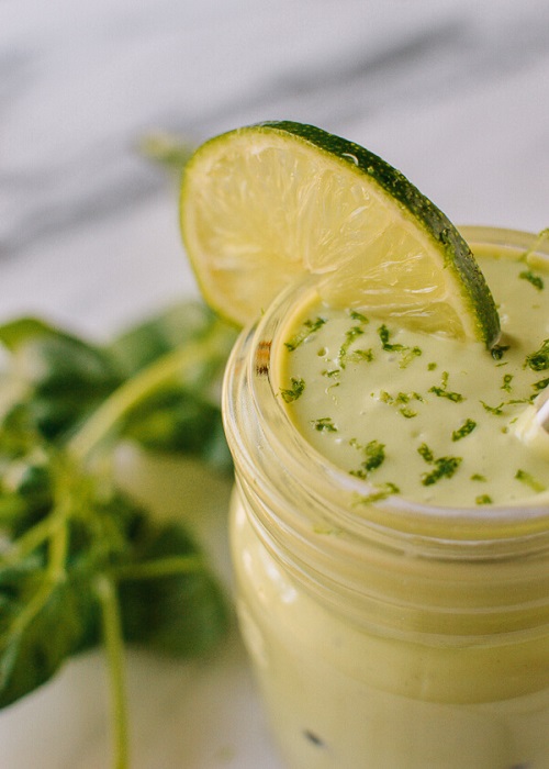 Kem táo xanh quả mâm xôi ít béo cho người ăn kiêng