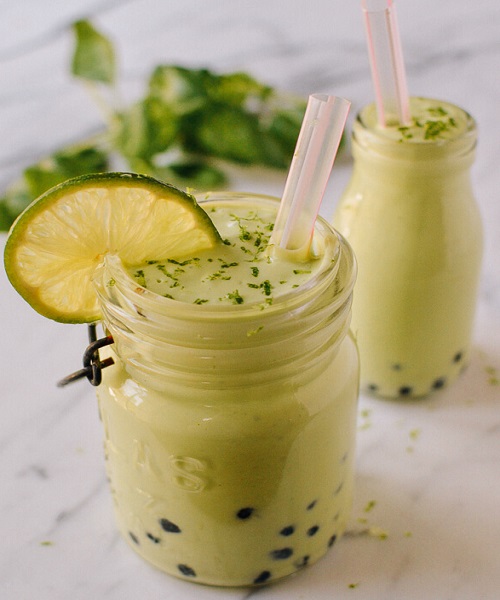 Kem táo xanh quả mâm xôi ít béo cho người ăn kiêng