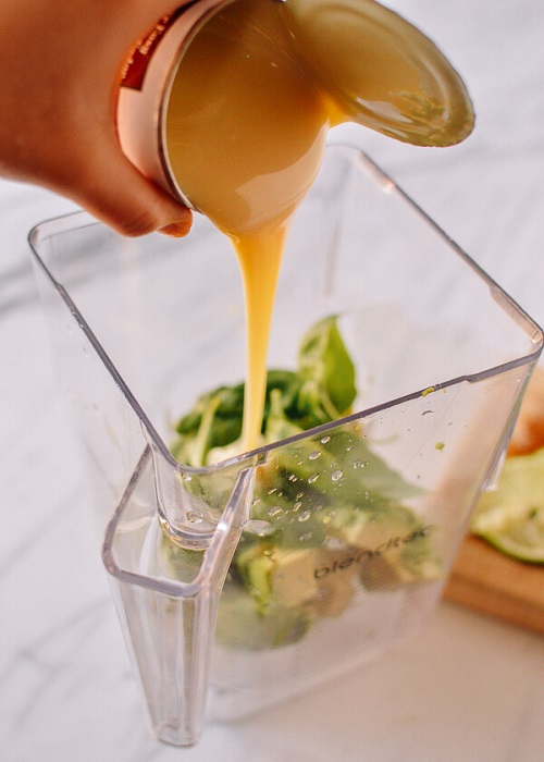 Kem táo xanh quả mâm xôi ít béo cho người ăn kiêng