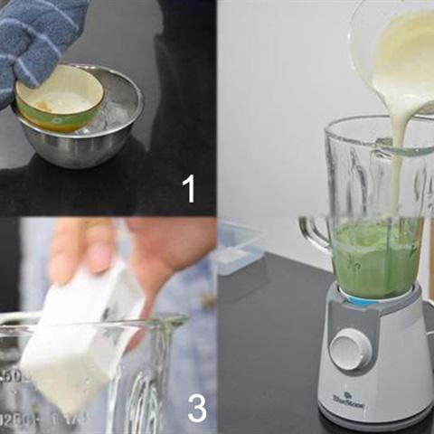 Cách làm kem trà xanh đậu đỏ