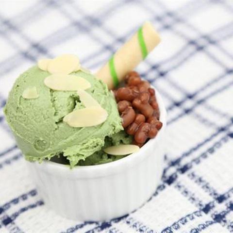 Cách làm kem trà xanh đậu đỏ