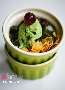 Kem trà xanh mát lạnh thơm ngon