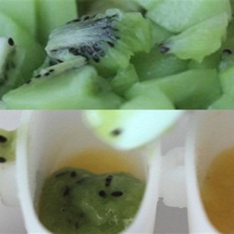 Cách làm kem trái cây ngũ sắc