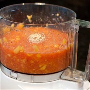 Cách làm kem trái đào