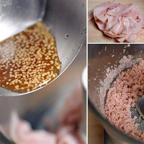 Cách làm kem trứng thịt nguội