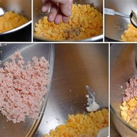 Cách làm kem trứng thịt nguội