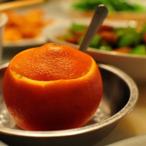 Cách làm kem trứng vị cam