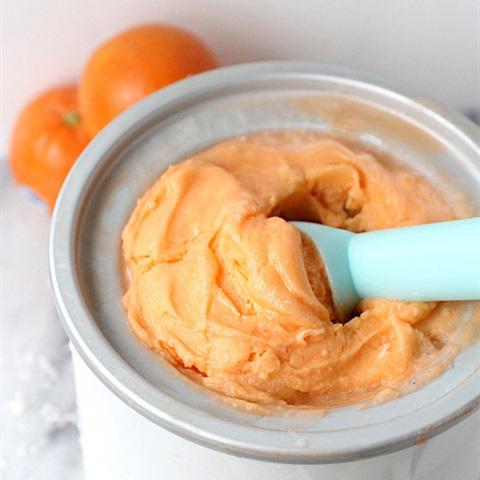 Cách làm kem tươi cam dừa