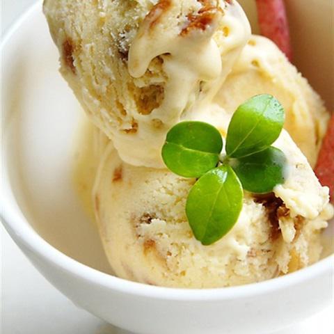 Cách làm kem vani táo tàu