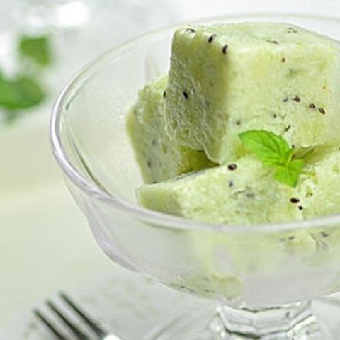 Cách làm kem viên kiwi