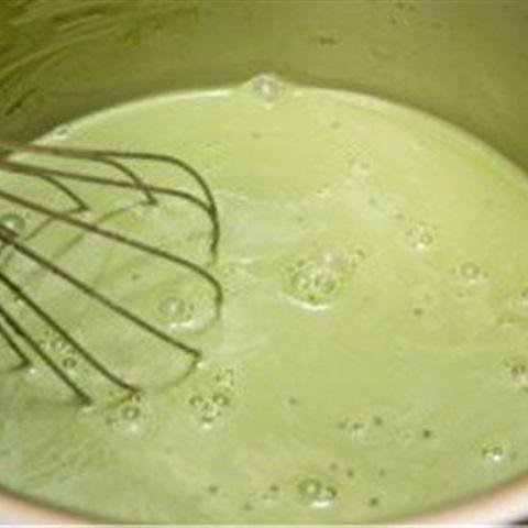 Cách làm kem viên trà xanh