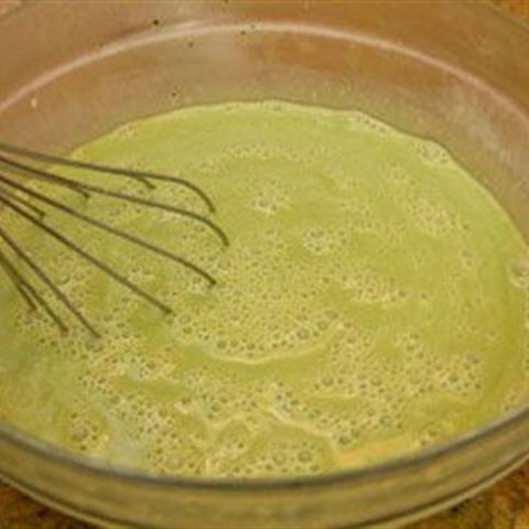 Cách làm kem viên trà xanh