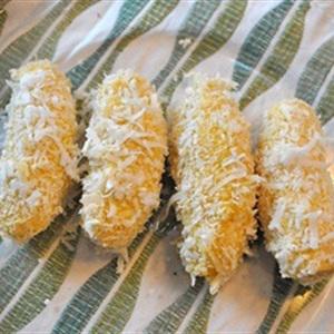 Cách làm kem với chuối dừa chiên