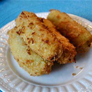 Cách làm kem với chuối dừa chiên