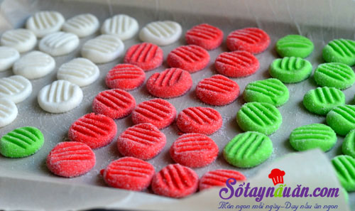 Kẹo dẻo bạc hà để Giáng sinh thêm vui