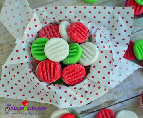 Kẹo dẻo bạc hà để Giáng sinh thêm vui