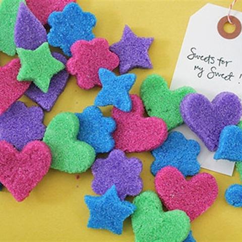 Cách làm kẹo đường nhiều màu