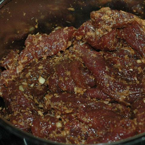 Cách làm khô bò cay