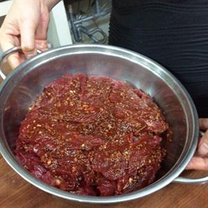 Cách làm khô bò xé sợi