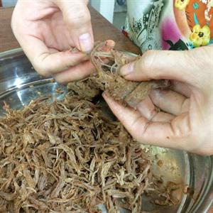 Cách làm khô bò xé sợi