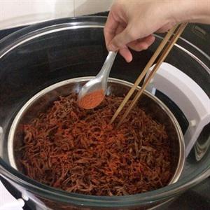 Cách làm khô bò xé sợi