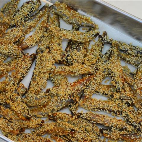 Cách làm khô cá tẩm gừng mè