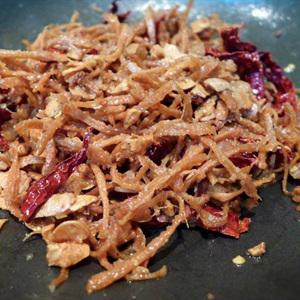 Cách làm khô mực chiên bơ tỏi