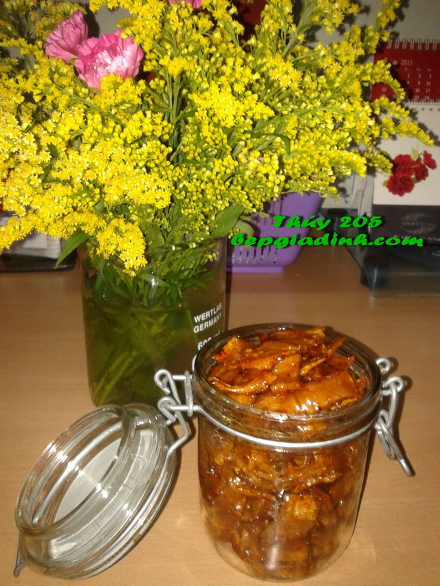 Khô mực ngào đường