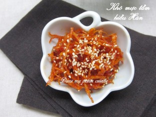 Khô mực tẩm kiểu Hàn