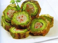 Khổ qua cá thác lác chiên giòn