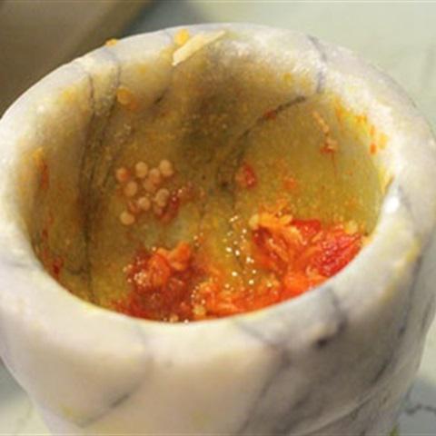 Cách làm khổ qua chà bông chấm mắm ruốc