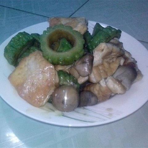 Cách làm khổ qua kho nước tương