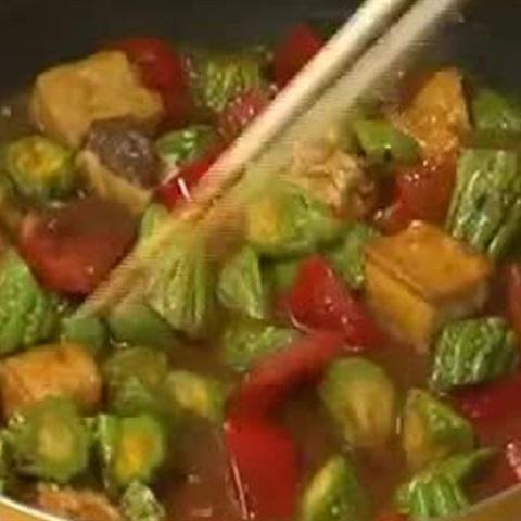 Cách làm khổ qua kho sốt tương