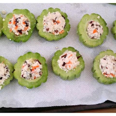 Cách làm khổ qua nhồi kho chay