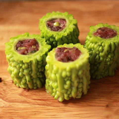 Cách làm khổ qua nhồi thịt