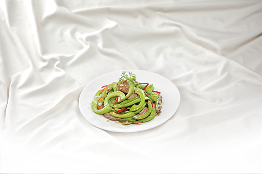 Khổ qua tây xào thịt bò