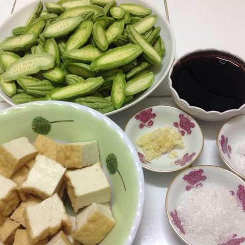 Cách làm khổ qua xào đậu hũ chiên