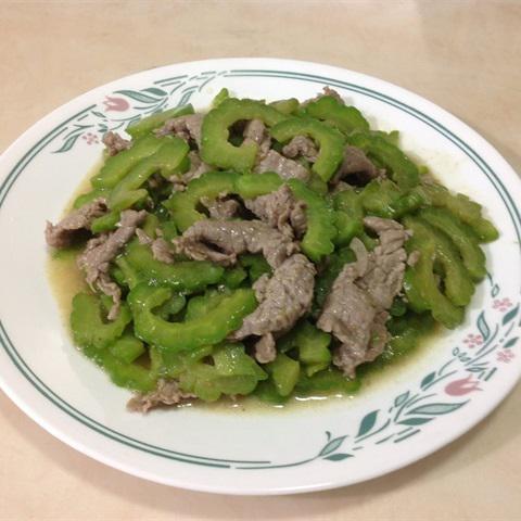 Cách làm khổ qua xào thịt bò