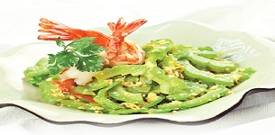 Khổ qua xào tôm