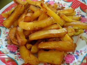 Khoai lang chiên bơ