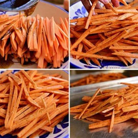 Cách làm khoai lang nướng