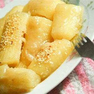 Cách làm khoai mì nấu sữa