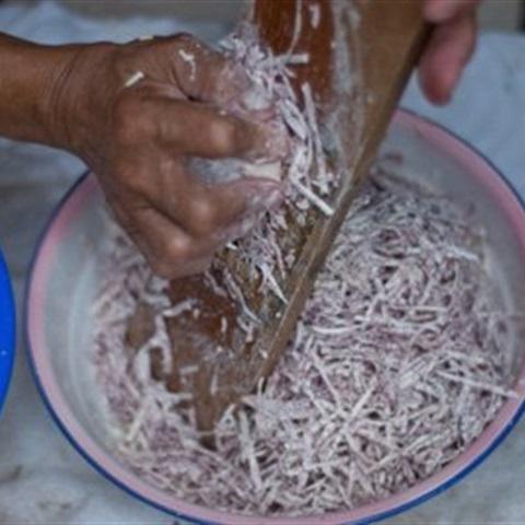 Cách làm khoai môn chiên