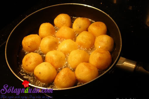 Khoai tây bọc thịt chiên giòn tan