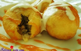 Khoai tây bọc thịt chiên giòn tan